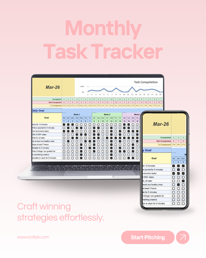 Monthly Planner - Task Tracker